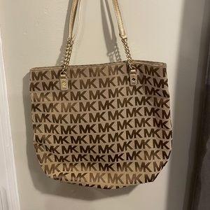 Michael Kors Tan Initial Bag